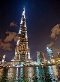 Burj Khalifa - самый высокий небоскрёб в мире, Дубаи (Dubai) 