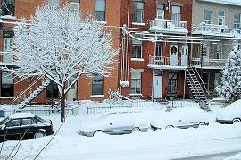 Монреаль снежной зимой