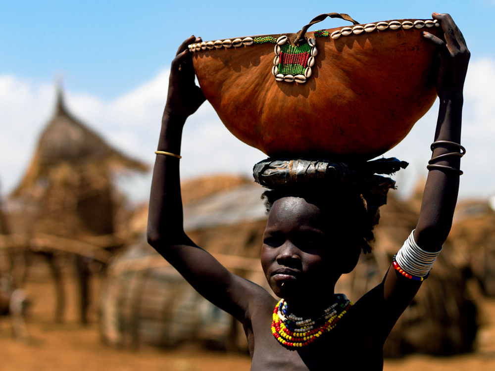 Ребёнок из деревни, Эфиопия